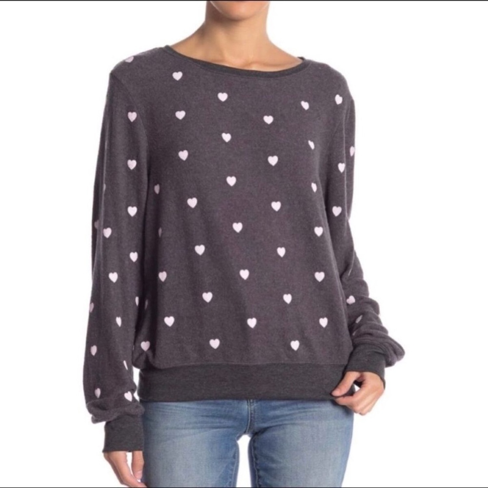 Wildfox Heart Sweatshirt XS